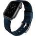 UNIQ Mondain kožený řemínek Apple Watch 45/44/42mm tmavě modrý