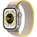 Apple Watch Ultra 49mm titanová se žlutým trailovým tahem M/L