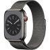 Apple Watch Series 8 Cellular 45mm grafitová ocel s grafitovým milánským tahem