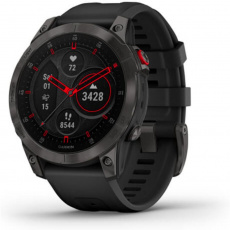 Garmin epix™ PRO Sapphire, černé/ černý silikonový řemínek Garmin epix™ PRO Sapphire, černé/ černý silikonový řemínek