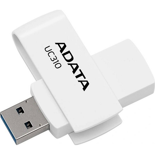 ADATA Flash Disk 128GB UC310, USB 3.2, bílá ADATA Flash Disk 128GB UC310, USB 3.2, bílá