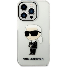 Karl Lagerfeld IML Ikonik NFT kryt iPhone 14 Pro čirý