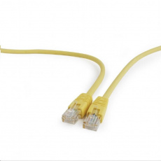 GEMBIRD kabel patchcord Cat5e UTP 1m, žlutý GEMBIRD kabel patchcord Cat5e UTP 1m, žlutý