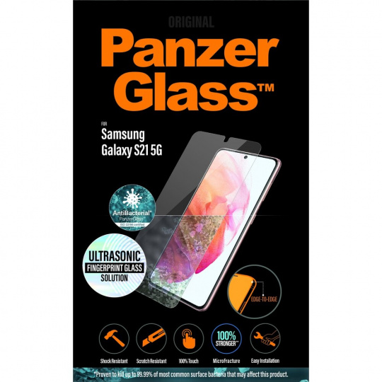 PanzerGlass Edge-to-Edge Antibacterial Samsung Galaxy S21 5G