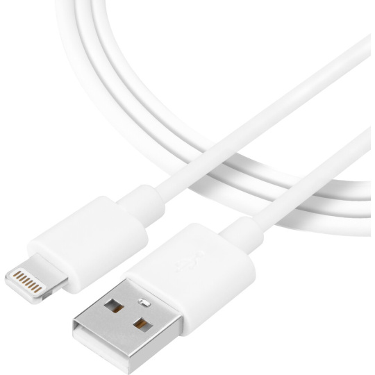 Tactical Smooth Thread Cable USB-A/Lightning 1m bílý