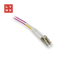 LYNX duplexní patch kabel MM, OM4, LC/LC, 50/125µm, 10m LYNX duplexní patch kabel MM, OM4, LC/LC, 50/125µm, 10m