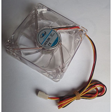 EUROCASE ventilátor 80mm, 12V/0,15A, prosvětlený RGB (3-pin) EUROCASE ventilátor 80mm, 12V/0,15A, prosvětlený RGB (3-pin)
