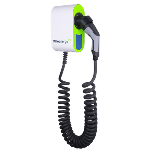 Olife Energy Wallbox AC 22kW - CLOUD - kroucený kabel Typ 2, délka kabelu 4m