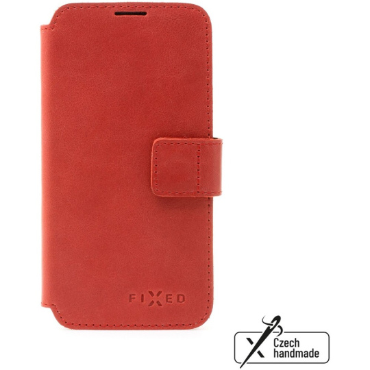 FIXED ProFit kožené pouzdro Apple iPhone 14 Plus červené