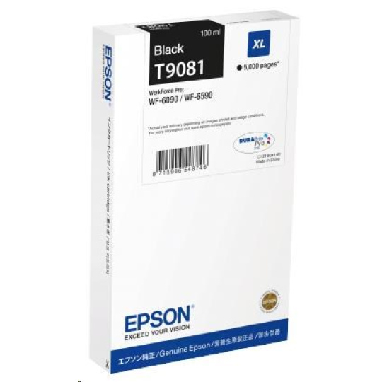 EPSON Ink čer WF-6xxx Ink Cartridge Black XL (5.000 str.)