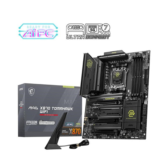 MSI MB Sc AM5 MAG X870E TOMAHAWK WIFI, AMD X870E, 4xDDR5, 1xHDMI, 2xUSB4, WI-FI MSI MB Sc AM5 MAG X870E TOMAHAWK WIFI, AMD X870E, 4xDDR5, 1xHDMI, 2xUSB4, WI-FI