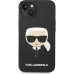 Karl Lagerfeld Liquid Silicone Karl Head kryt iPhone 14 Plus černý