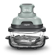 Ninja FN101EUSG Crispi, přenosná horkovzdušná fritéza, 4v1,zelená,příkon 1700 W, skleněné nádoby 1,4 l a 3,8 l, bez PFAS