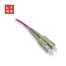 LYNX duplexní patch kabel MM, OM4, SC/SC, 50/125µm, 10m LYNX duplexní patch kabel MM, OM4, SC/SC, 50/125µm, 10m