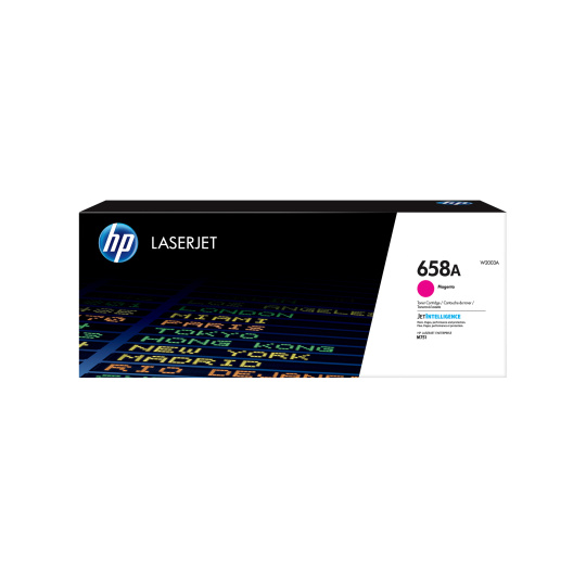 HP 658A Magenta LaserJet Toner Cartridge (6,000 pages)