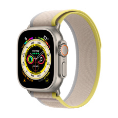 Apple Watch 49/45/44mm žlutý/béžový trailový tah - S/M