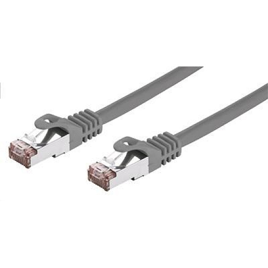 C-TECH kabel patchcord Cat6, FTP, šedý, 0,25m C-TECH kabel patchcord Cat6, FTP, šedý, 0,25m