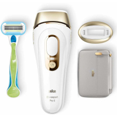 Braun Silk·expert Pro 5 PL5054 IPL epilátor, obličej, nohy, intimní partie, záda a tělo, bílá / zlatá Braun Silk·expert Pro 5 PL5054 IPL epilátor, obličej, nohy, intimní partie, záda a tělo, bílá / zlatá