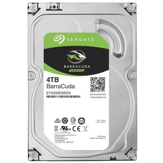 SEAGATE HDD BARRACUDA 4TB SATAIII/600 5400RPM, 256MB cache