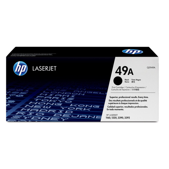 HP 49A Black LJ Toner Cart, Q5949A (2,500 pages)