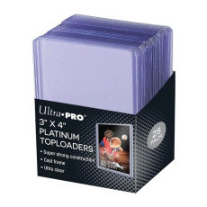 UP Ultra Clear Platinum Toploader 3" X 4" (25 ks)