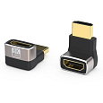 PREMIUMCORD Adaptér spojka 8K HDMI A - HDMI A, F/M, zahnutá do pravého úhlu 90°