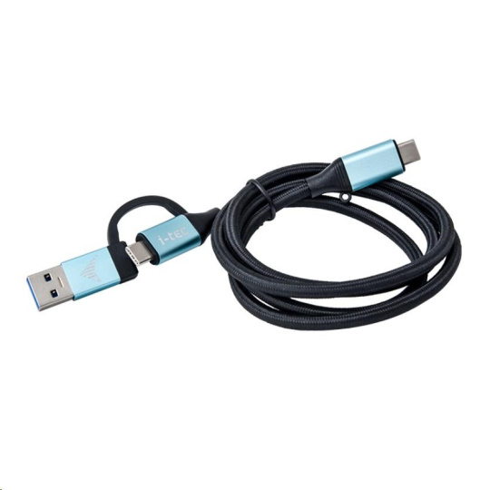 iTec USB-C kabel na USB-C s integrovaným USB 3.0 Adaptérem