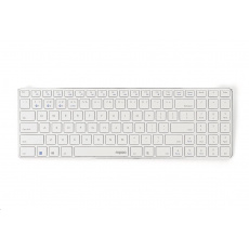 RAPOO klávesnice E9100M, bezdrátová, Ultra-slim, CZ/SK, bílá