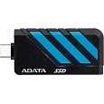 ADATA External SSD 1TB SC735, USB-C 3.2 Gen2, Černo-modrá