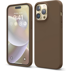 ELAGO silikonový kryt pro iPhone 14 Pro Max hnědý