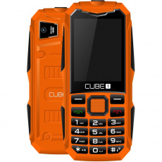 CUBE1 X100 odolný tlačítkový telefon oranžový CUBE1 X100 odolný tlačítkový telefon oranžový