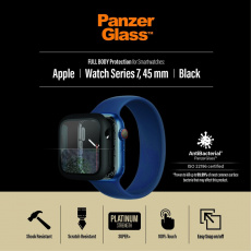 PanzerGlass™ Full Protection Apple Watch 7/8/9 45mm (černý rámeček)