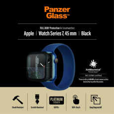 PanzerGlass™ Full Protection Apple Watch 7/8/9 45mm (černý rámeček) PanzerGlass™ Full Protection Apple Watch 7/8/9 45mm (černý rámeček)