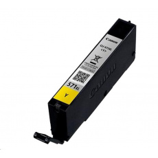 CANON CARTRIDGE CLI-571XL Y žlutá pro PIXMA MG575x, MG685x, MG775x, TS505x, TS 605x, TS805x (715 str.) CANON CARTRIDGE CLI-571XL Y žlutá pro PIXMA MG575x, MG685x, MG775x, TS505x, TS 605x, TS805x (715 str.)