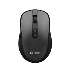 C-TECH Myš WLM-19, Bezdrátová, černá