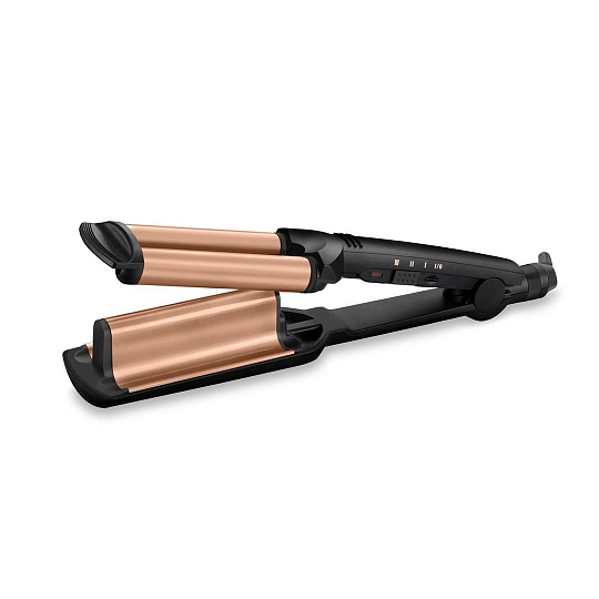 BABYLISS W2447E trojkulma na vlasy, keramický povrch, 3 nastavení teploty, automatické vypnutí, teplovzdorné pouzdro
