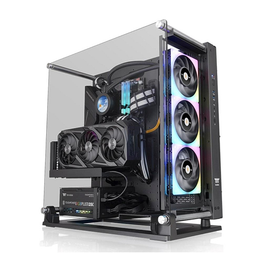 THERMALTAKE Case Core P3 TG Pro, ATX, Průhledná bočnice, černá THERMALTAKE Case Core P3 TG Pro, ATX, Průhledná bočnice, černá