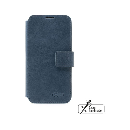 FIXED ProFit kožené pouzdro Apple iPhone 15 Pro Max modré