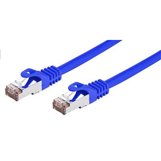 C-TECH kabel patchcord Cat6, FTP, modrý, 0,25m C-TECH kabel patchcord Cat6, FTP, modrý, 0,25m