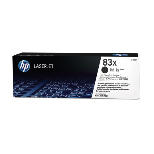 HP 83X Black LJ Toner Cart, CF283X (2,200 pages) HP 83X Black LJ Toner Cart, CF283X (2,200 pages)
