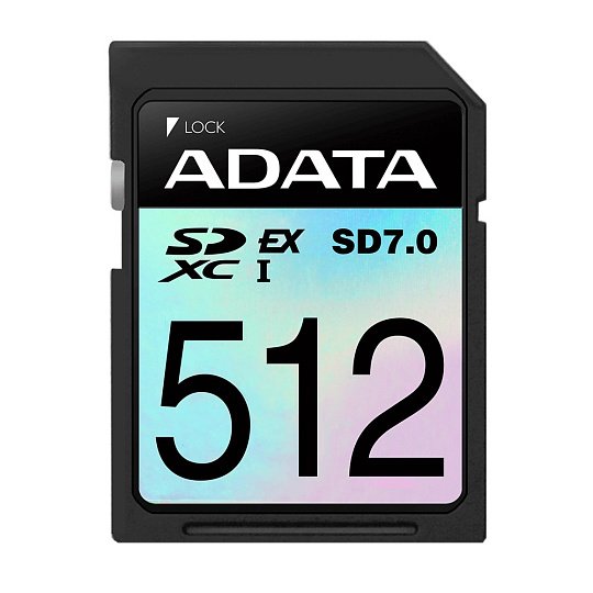 ADATA SDXC karta 512GB Extreme, PCIe Gen3, UHS-I, C10, V30, (R:800/W:700 MB/s)