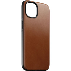 Nomad Modern Leather MagSafe Case iPhone 14 hnědá