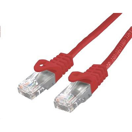 C-TECH kabel patchcord Cat6, UTP, červený, 3m C-TECH kabel patchcord Cat6, UTP, červený, 3m