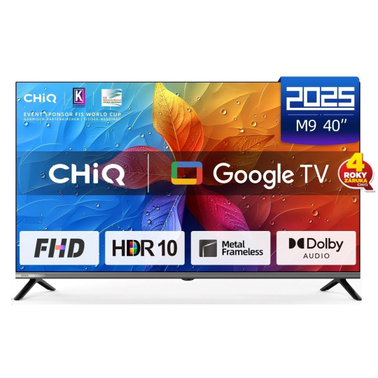 CHiQ L40M9G  TV 40", Full HD, smart, Google TV, Dolby Audio, dbx-tv, HDR 10 CHiQ L40M9G  TV 40", Full HD, smart, Google TV, Dolby Audio, dbx-tv, HDR 10
