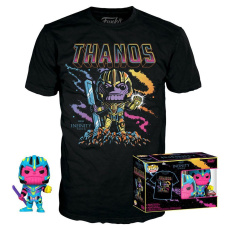 Funko POP! & Tee Box: Marvel - Thanos (BKLT) S
