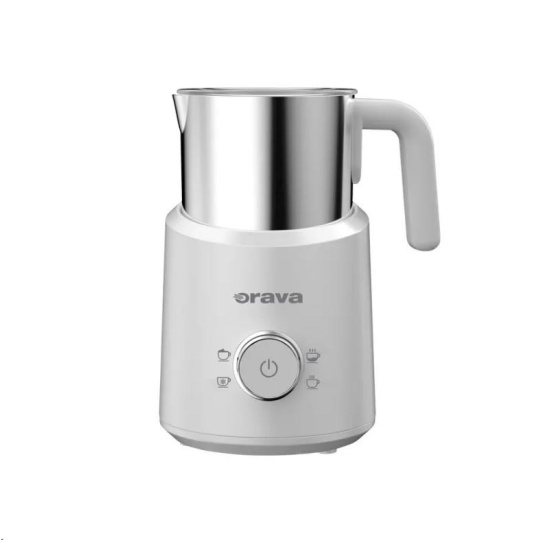 Orava elektrický zpěňovač mléka, 500 W, 4 volitelné programy, 350 ml, bílá Orava elektrický zpěňovač mléka, 500 W, 4 volitelné programy, 350 ml, bílá