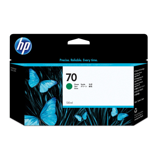 HP 70 Green DJ Ink Cart, 130 ml, C9457A