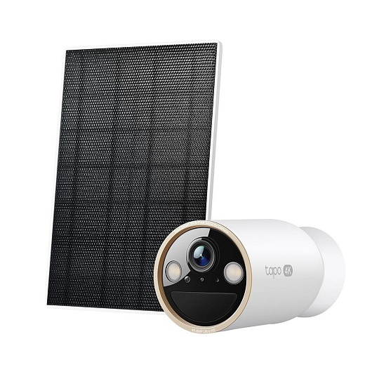 TP-Link Tapo C460 KIT venkovní kamera, solární panel (8MP, 4K, 2160p, IR 15m, WiFi, micro SD card, IP66)