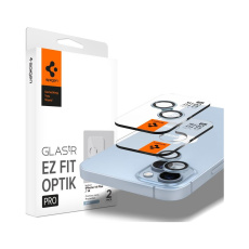 Spigen Glass EZ Fit Optik Pro 2 Pack tvrzené sklo na fotoaparát iPhone 14/iPhone 14 Plus modré Spigen Glass EZ Fit Optik Pro 2 Pack tvrzené sklo na fotoaparát iPhone 14/iPhone 14 Plus modré