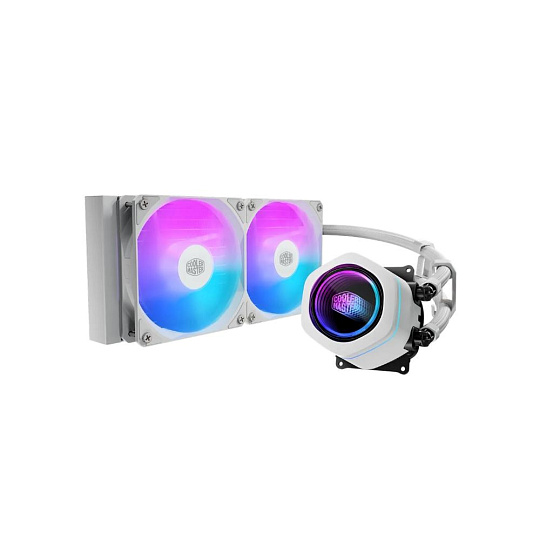 Cooler Master vodní chladič MasterLiquid Core Nex 240, 2x120mm, LGA1851, AM5, bílá